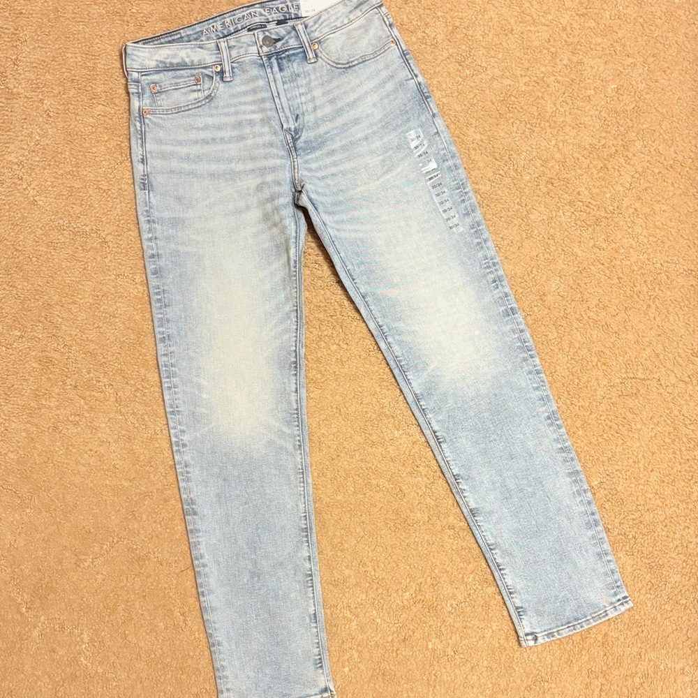 American Eagle Outfitters Light Blue Slim Straight Jeans